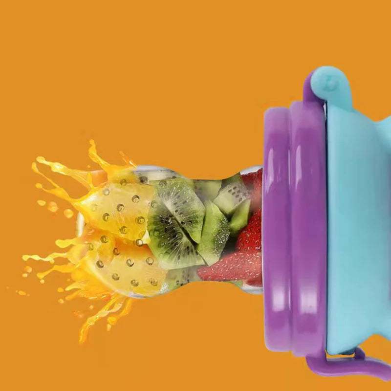 Filet Mordant Fruits Bébé - Tétine Silicone BPA Free Apprentissage Alimentation