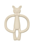 Anneau de Dentition Lapin Silicone - Jouet Mordant Bébé Coloris Pastel