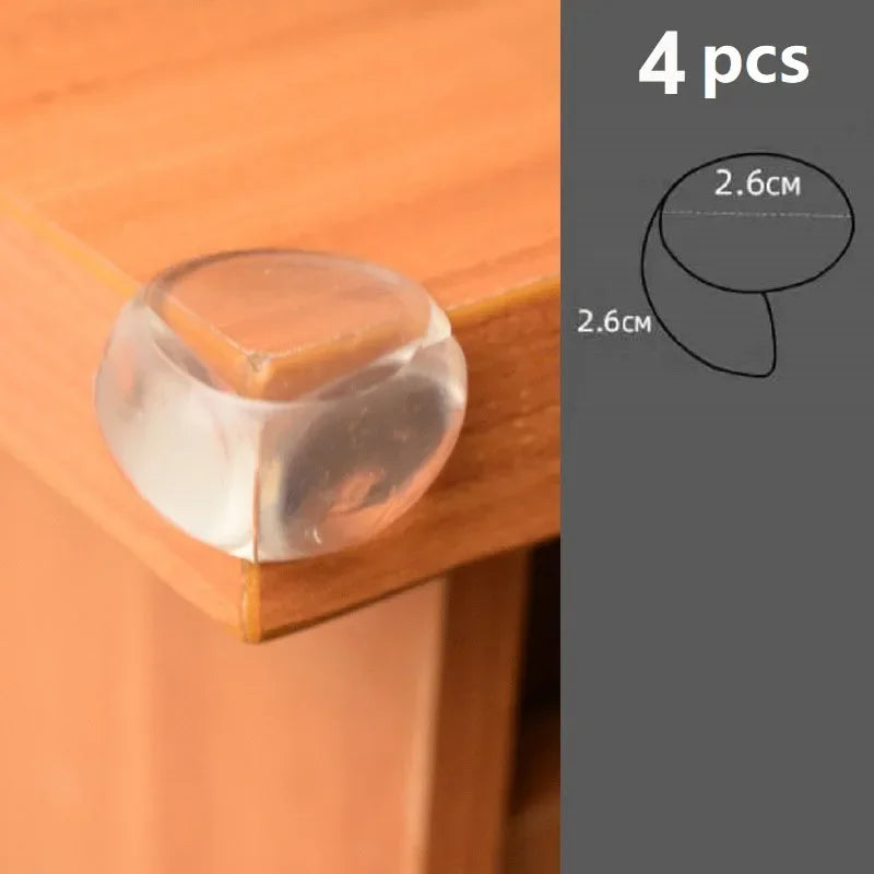 Protège-coins meubles bébé lot 4/10 pièces — Silicone transparent, anti-choc, tables & meubles