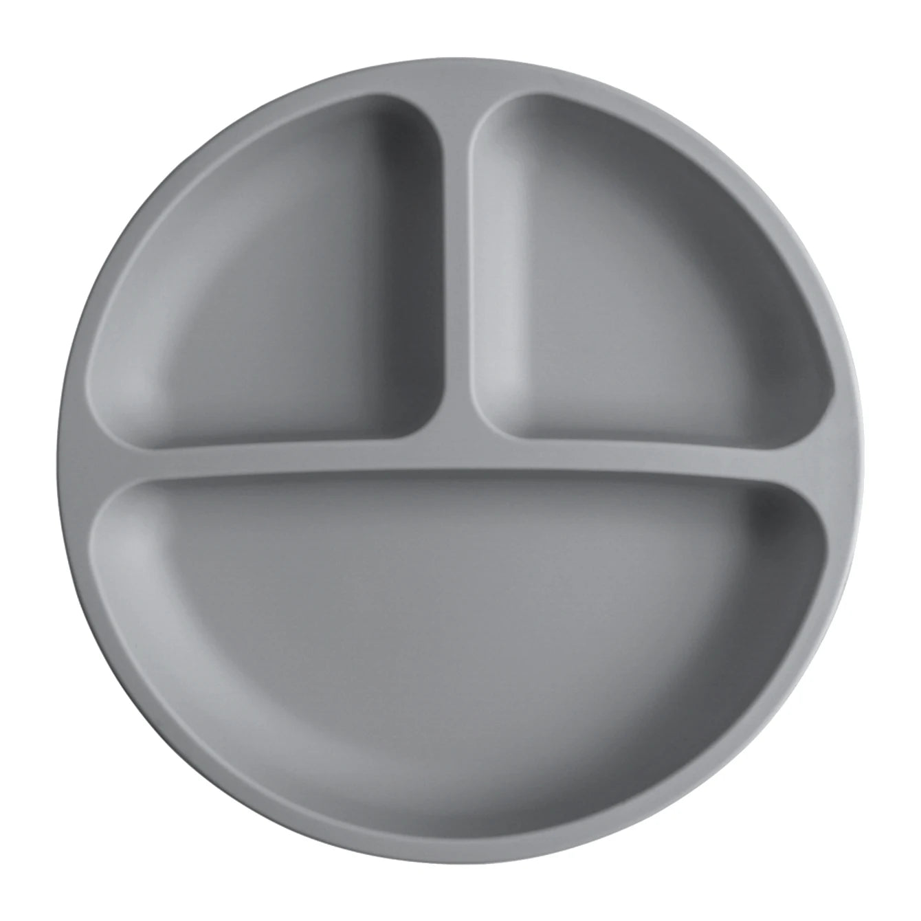 Assiette Ventouse Silicone Bébé - Compartiments Sans BPA Repas Enfant