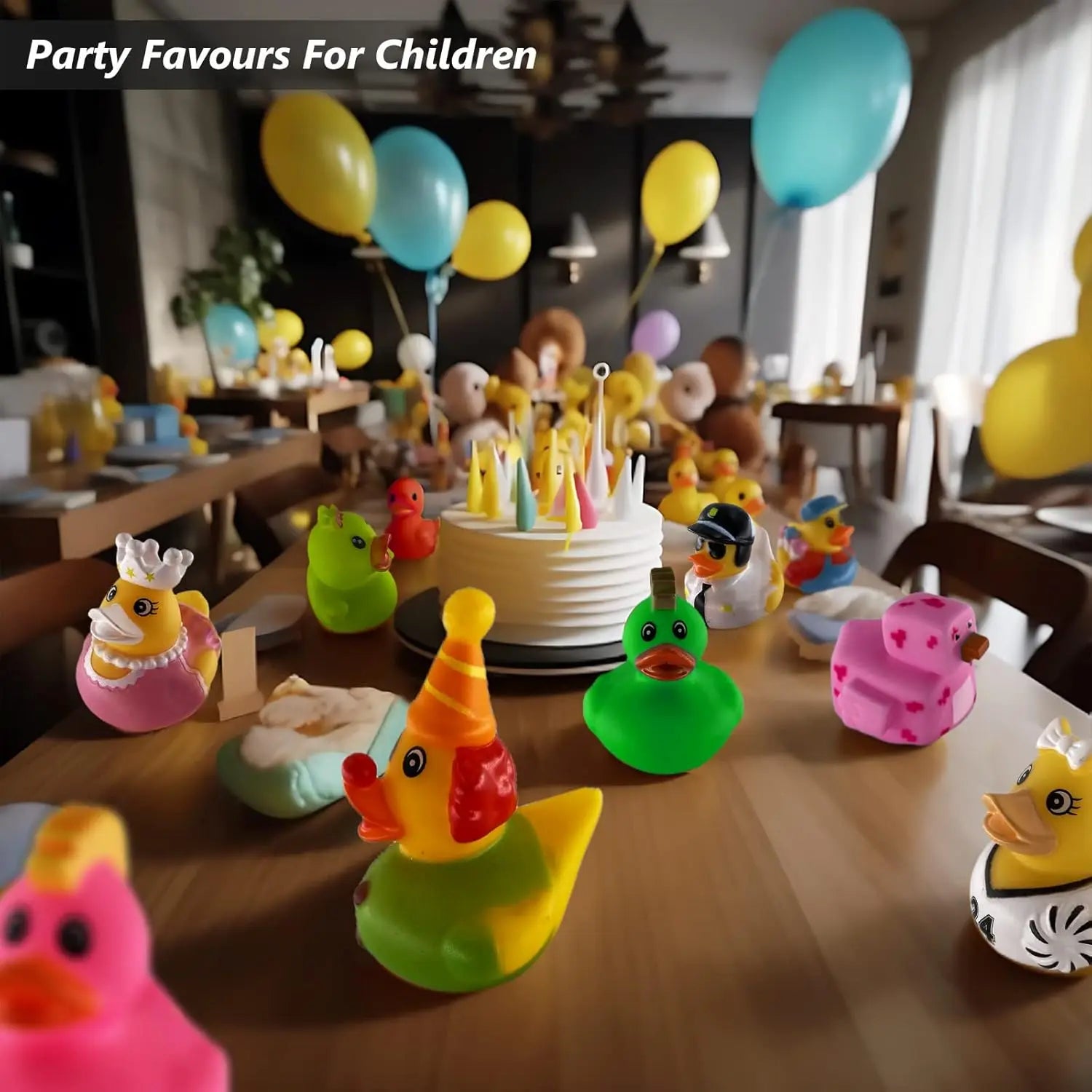 Canards en Caoutchouc Bain Bébé - Assortiment Coloré