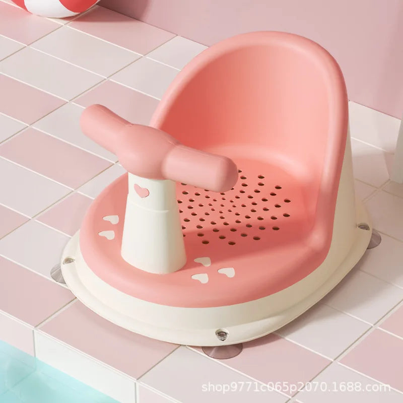 Siège de Bain Bébé Antidérapant - Coussin Confortable pour Tout-Petits