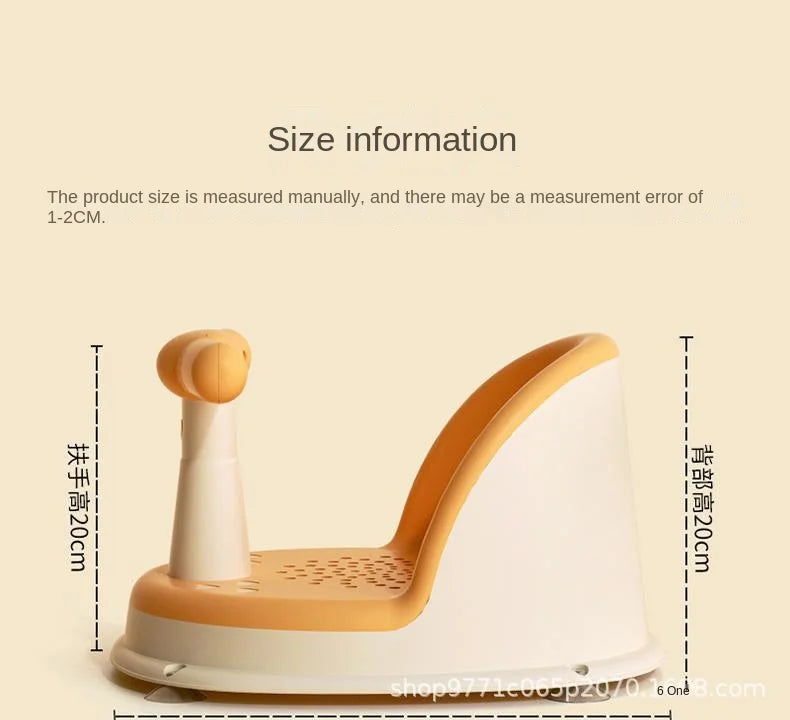 Siège de Bain Bébé Antidérapant - Coussin Confortable pour Tout-Petits