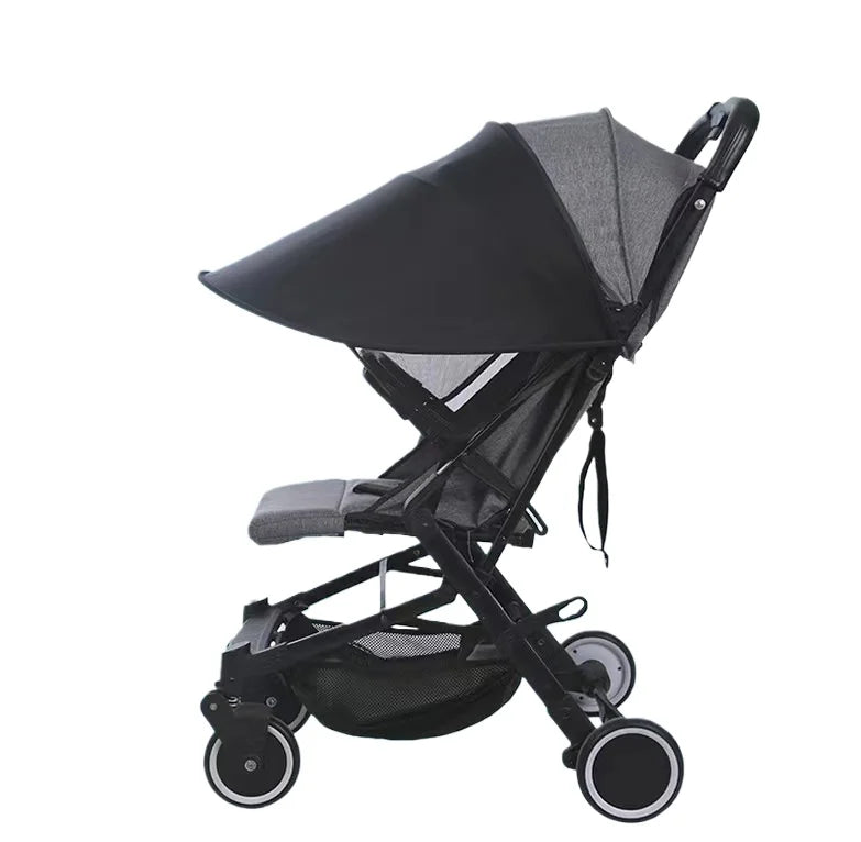 Pare-soleil universel poussette — Protection UV & vent, visière réglable