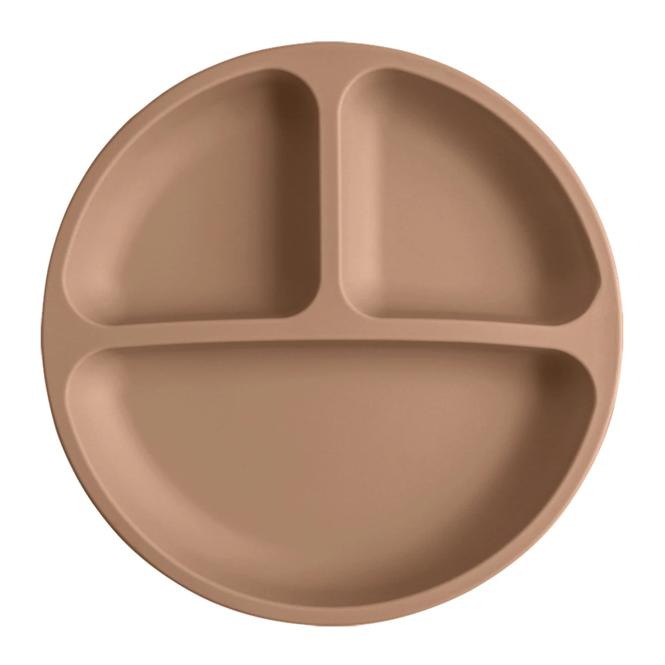 Assiette Ventouse Silicone Bébé - Compartiments Sans BPA Repas Enfant