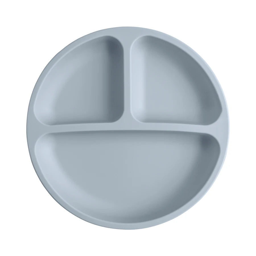Assiette Ventouse Silicone Bébé - Compartiments Sans BPA Repas Enfant