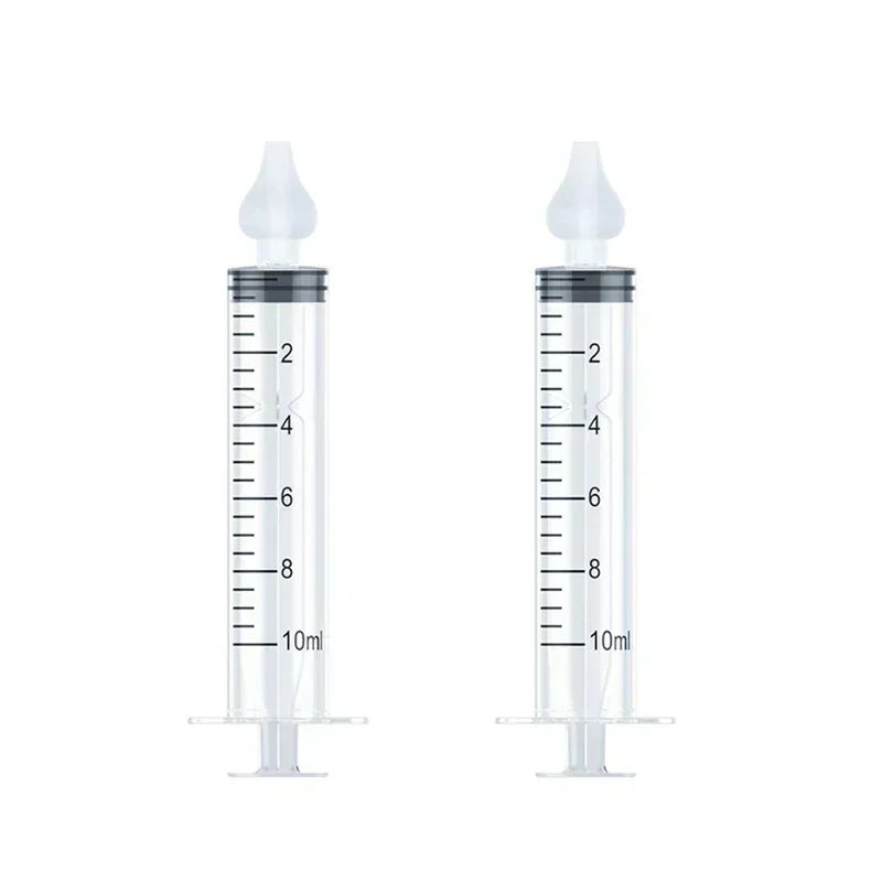 Mouche-Bébé Nasal en Silicone — Seringue Lavage Nez Réutilisable