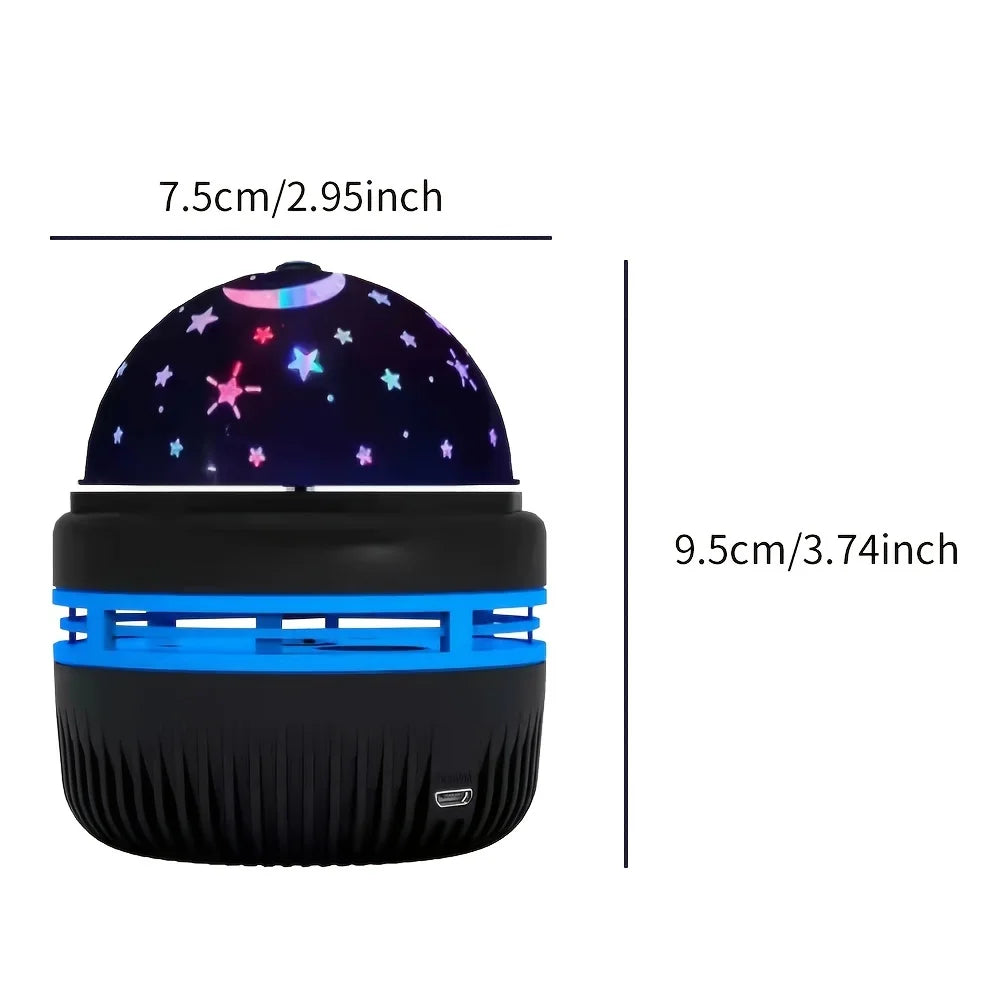 Veilleuse Projecteur Étoiles Bébé — Ciel Étoilé LED, Galaxie & Lune, Chambre Enfant