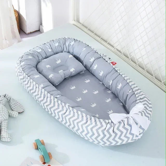 Nid d'Ange Bébé Pliable — Cocon Cododo Portable, Lavable