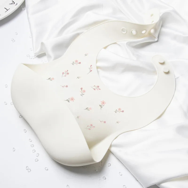 Bavoir Imperméable 3D Bébé - Silicone Sans Lavage Portable