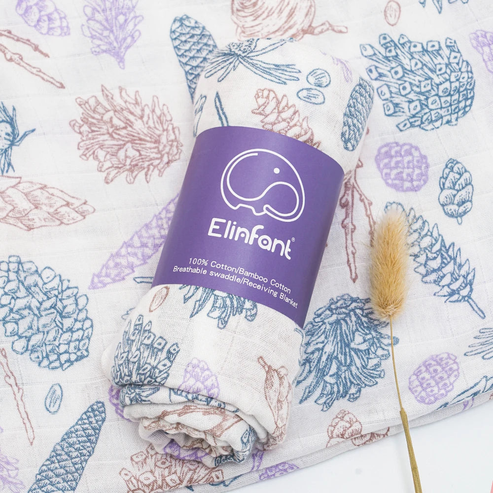 Lange Emmaillotage Bébé Coton Bambou - Couverture Douce Arc-en-Ciel