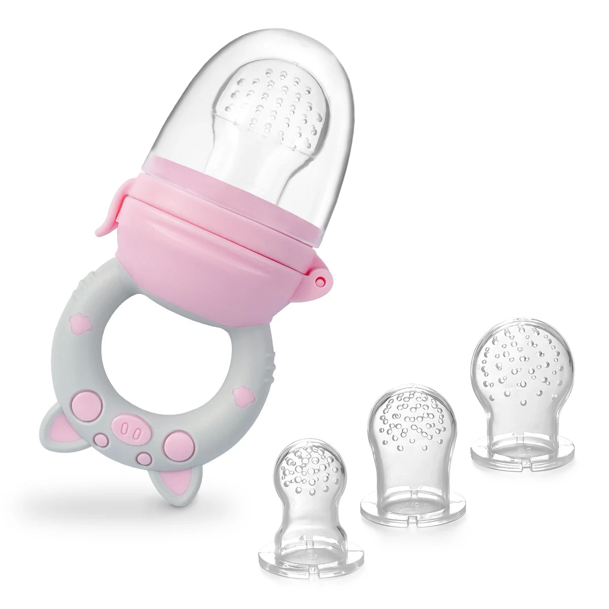 Filet Mordant Fruits Bébé TYRY.HU - Set 4 Tailles Silicone 6-36 Mois
