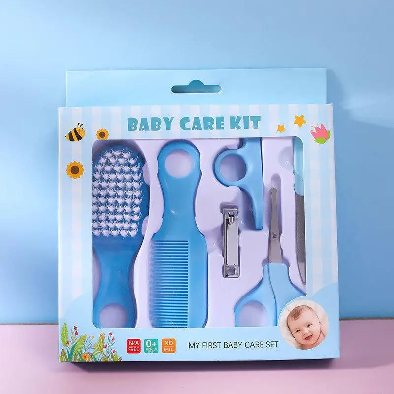 Kit Soins Bébé 13 Pièces - Peigne Brosse Coupe-Ongles Set Complet