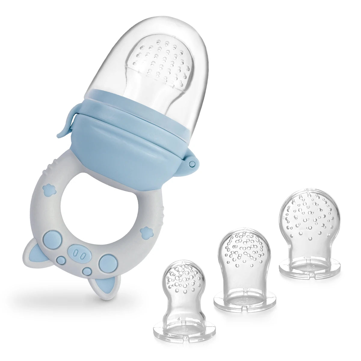 Filet Mordant Fruits Bébé TYRY.HU - Set 4 Tailles Silicone 6-36 Mois