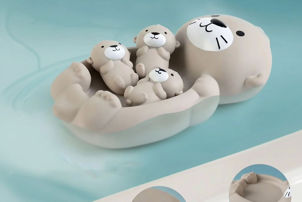 Jouets de Bain Flottants Animaux Rigolos – Loutre, Phoque & Bateaux pour Enfant