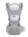 Porte-Bébé Ergonomique avec Siège Assis — Nouveau-Né à Enfant