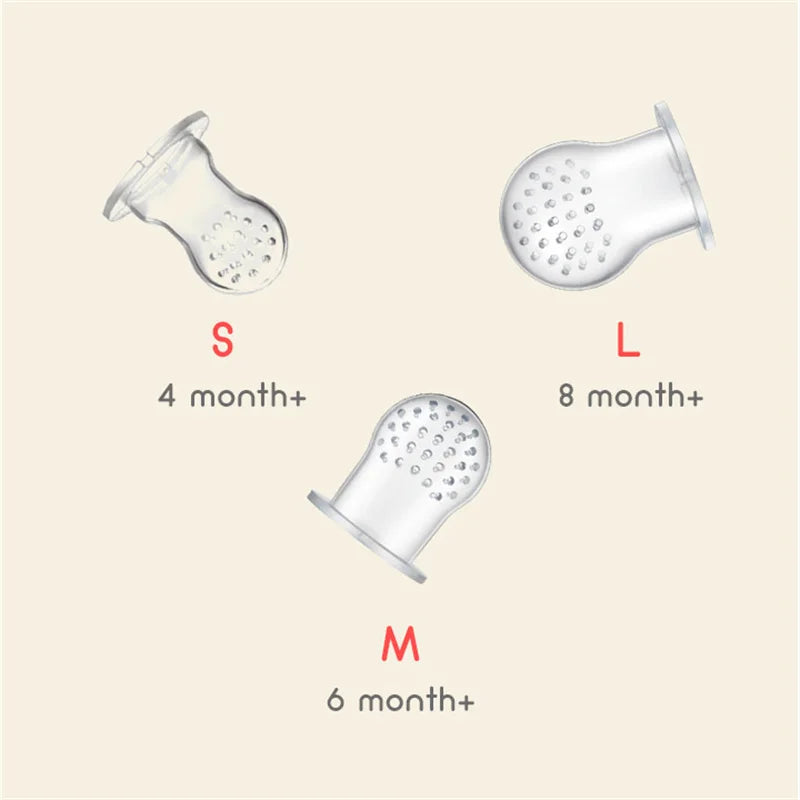 Filet Mordant Fruits Bébé - Tétine Silicone BPA Free Apprentissage Alimentation